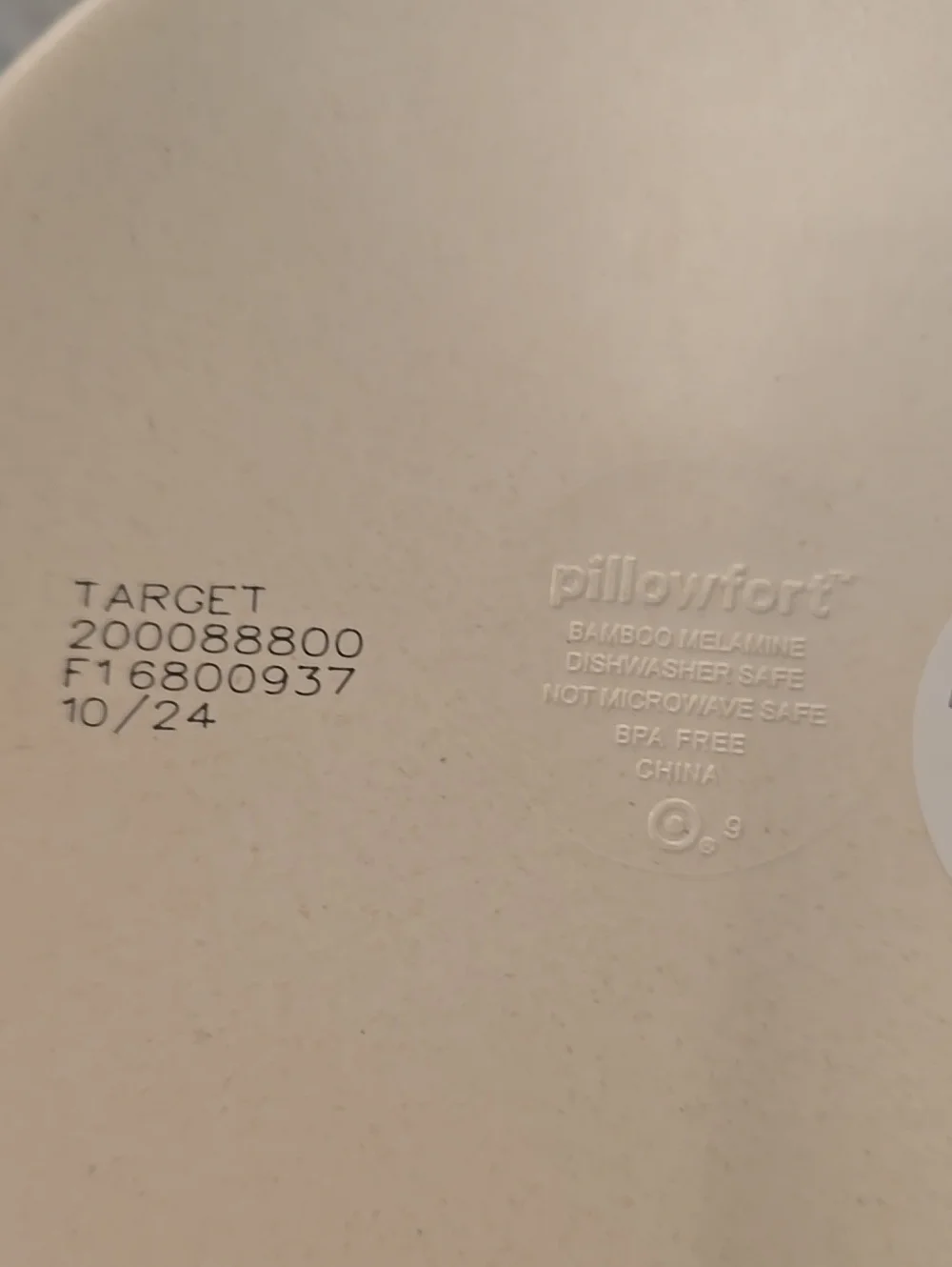 ❤️10/$20 New Target Beige Plate For Kids